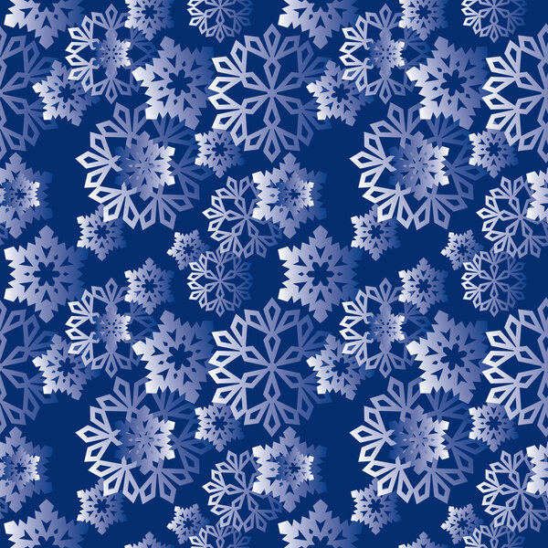 winter snowflakes pattern
