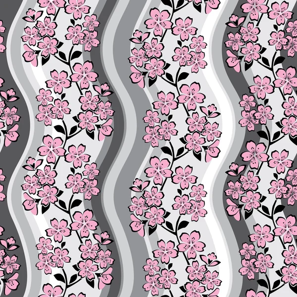 Sakura bakgrund Stockillustration