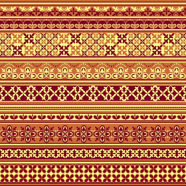 Patrón floral textil — Archivo Imágenes Vectoriales