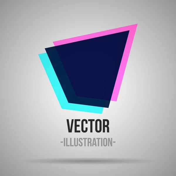 Abstrakt - Vektor-Logo-Konzept Illustration. Vektorbanner-Vorlage. — Stockvektor