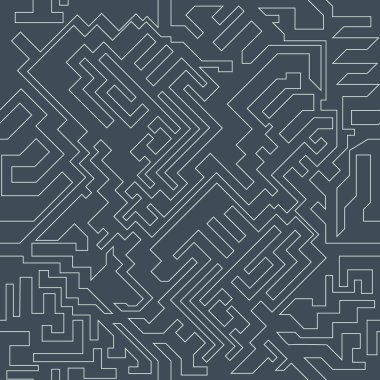 Kesintisiz geometrik desen çizgileri ve köşeleri.