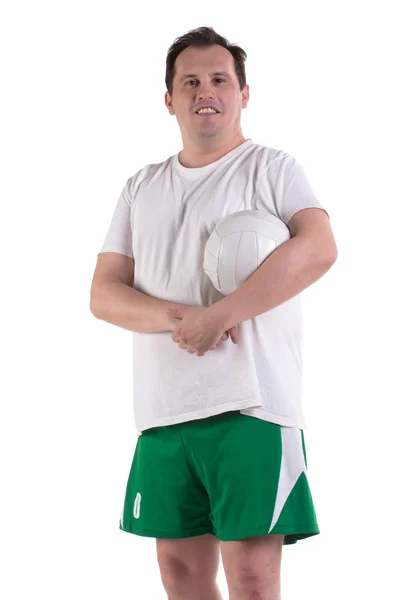 Homem adulto em uniforme desportivo — Fotografia de Stock