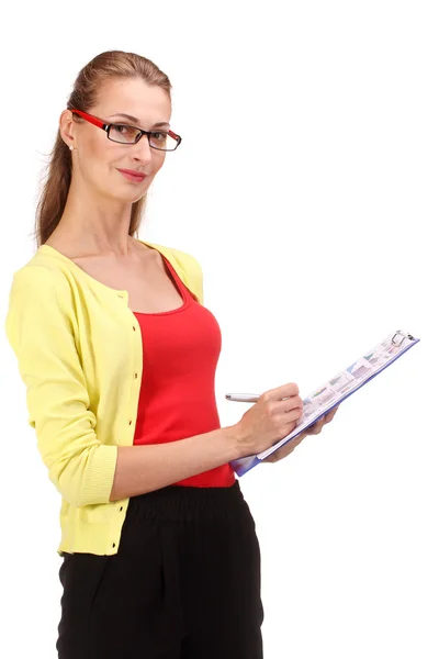 Portrait of happy  beautiful woman — Stock Photo, Image