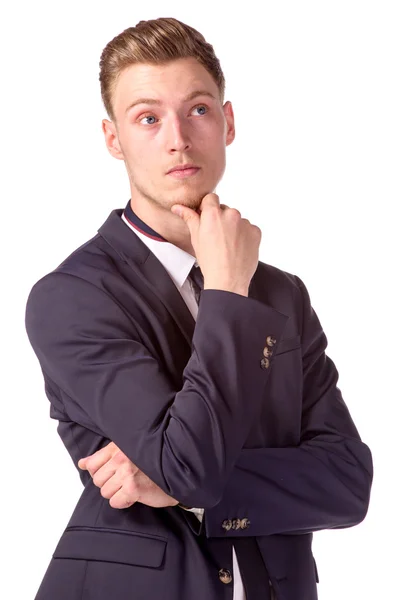 Serious business man thinking. — Stock Photo, Image