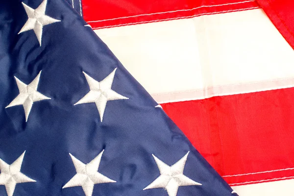 Флаг США, крупный план — стоковое фото