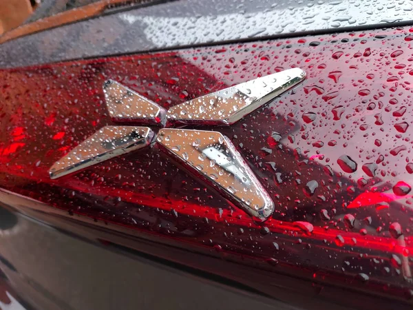 Logo del produttore di auto cinese Xpeng. — Foto Stock