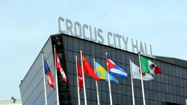 Crocus expo Fuar Merkezi — Stok video