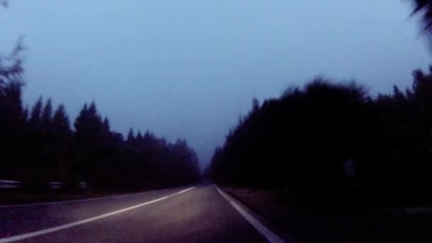 夜间驾驶 — 图库视频影像