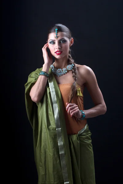 Ινδή χορεύτρια — Φωτογραφία Αρχείου