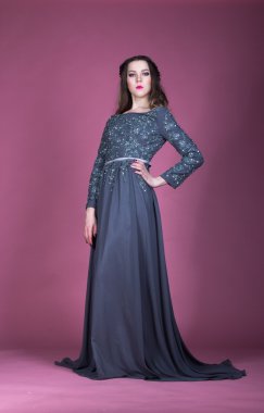 Vintage tarzı kadın portresi