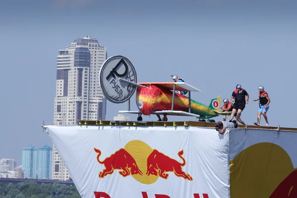 JUL 26, 2015 MOSCOW: Red bull flugtag day.