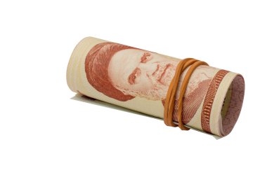 Haddelenmiş Riyali banknotlar 