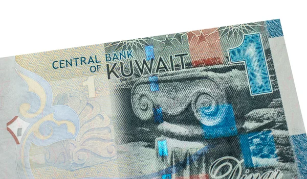 1 kuwaitiska dinar bank Obs. — Stockfoto