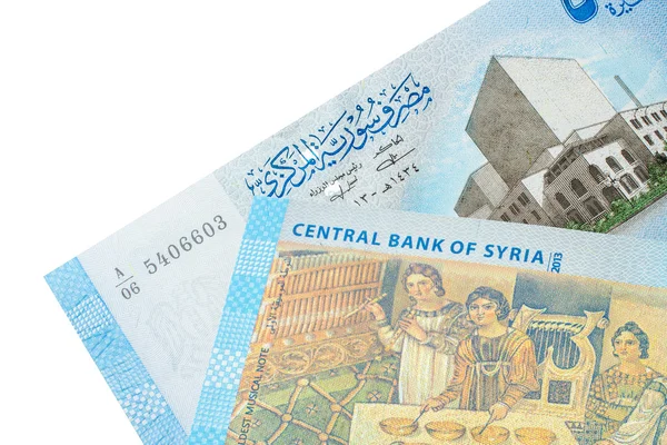 Del av 500 syriska pund bancnote. — Stockfoto