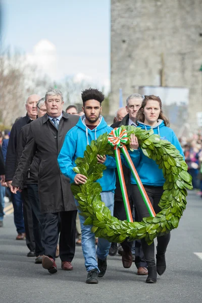 2016 Easter Rising centenary celebrating parade — Stock Photo, Image