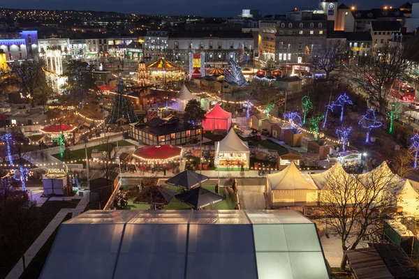 Galway ηπειρωτικό Χριστουγεννιάτικη αγορά — Φωτογραφία Αρχείου