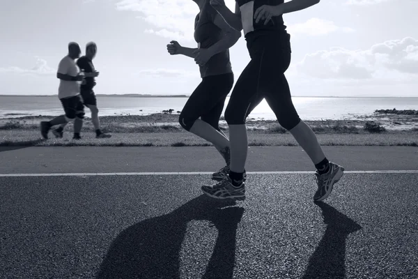 Corredores de maratón — Foto de Stock