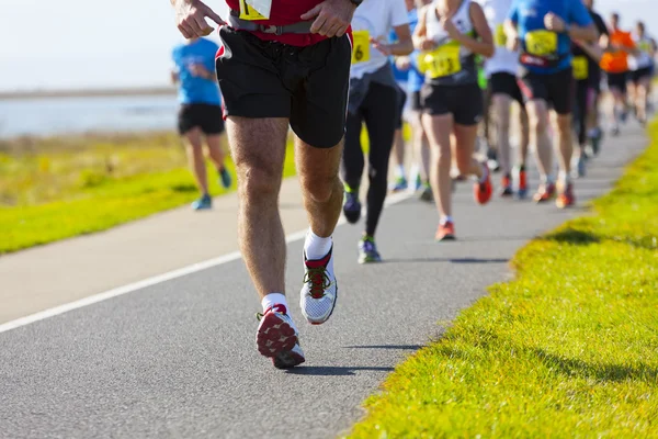 Corredores de maratón — Foto de Stock