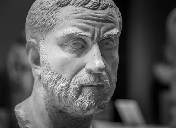 The ancient marble portrait bust — Stock Photo, Image