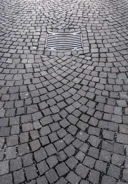 Background of old cobblestone pavement — Stock Photo, Image