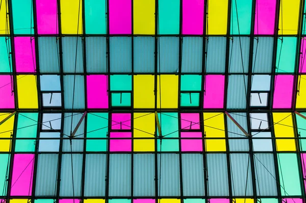 Multicolor tak med takfönster — Stockfoto