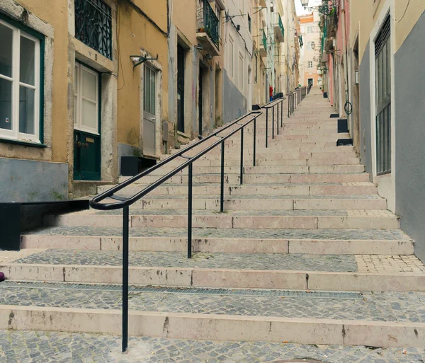 Lisbon street stairs — Stock Photo, Image