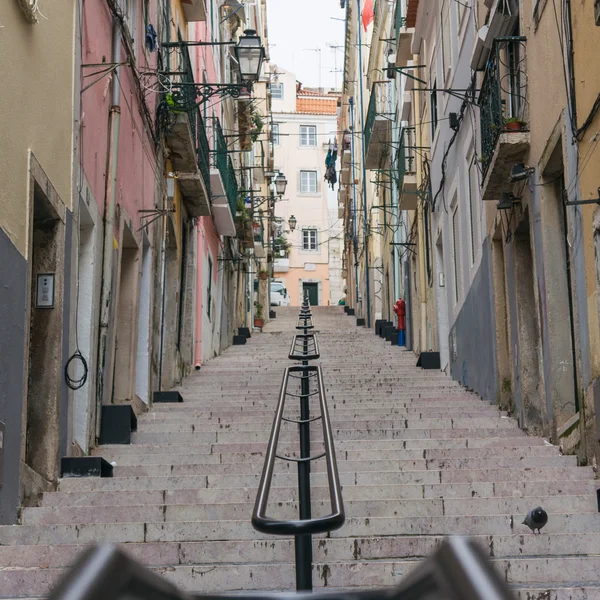 Οδός της Λισαβόνας σκάλες — Φωτογραφία Αρχείου