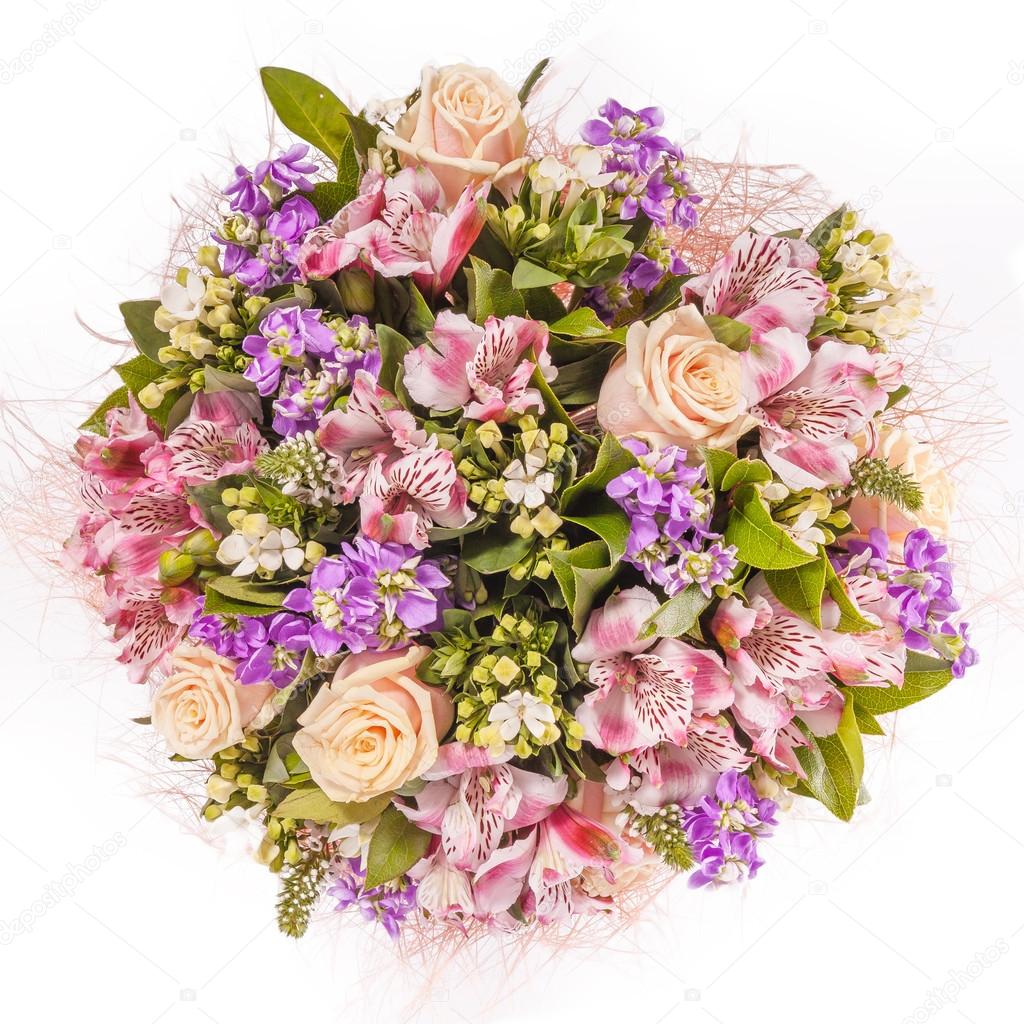 Flower Bouquet Top View