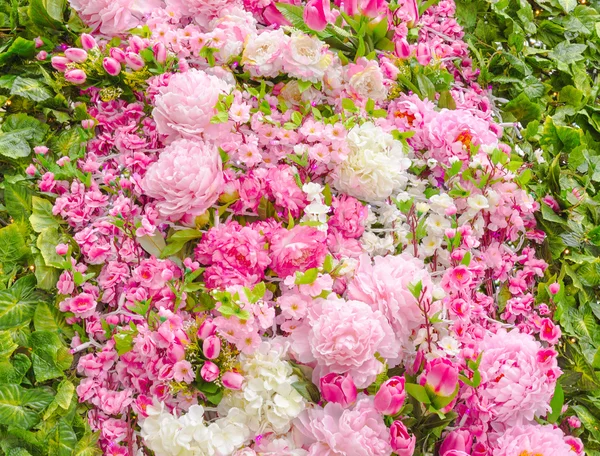 Um monte de flores. — Fotografia de Stock