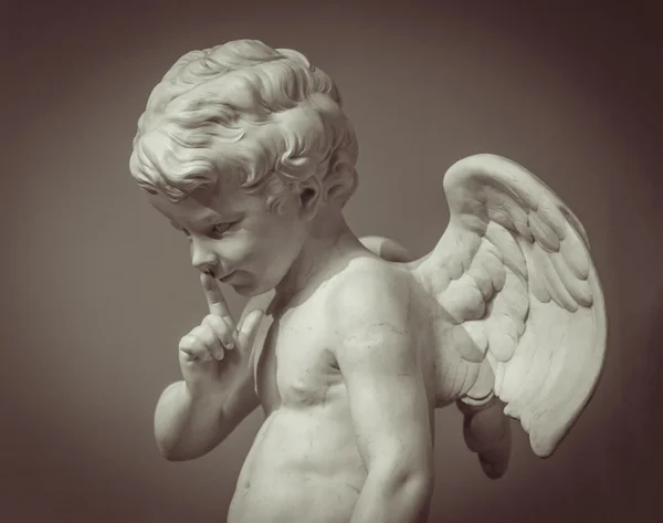 Beautiful marble statue of angel — Stock Photo, Image