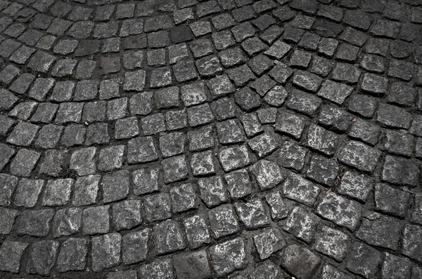 Background of old cobblestone pavement — Stock Photo, Image