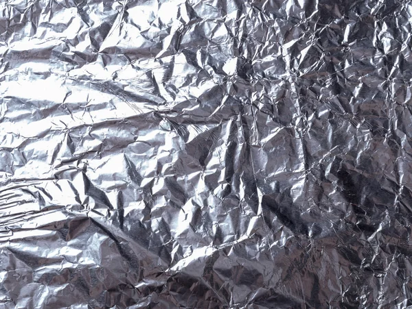 Silver foil background texture — Stock Photo, Image