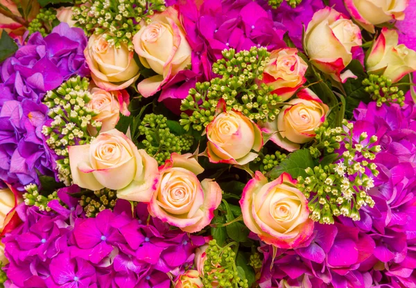 Abstrakter Hintergrund von Blumen. Nahaufnahme. — Stockfoto