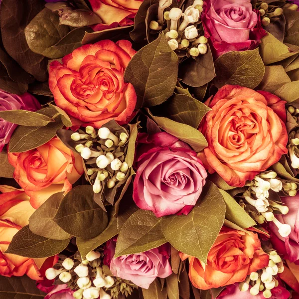 Abstrakt baggrund af blomster. Nærbillede. - Stock-foto