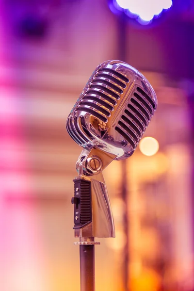 Retro microphone — Stock Photo, Image