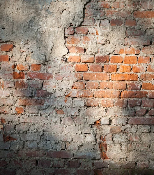 Achtergrond van oude vintage bakstenen muur — Stockfoto