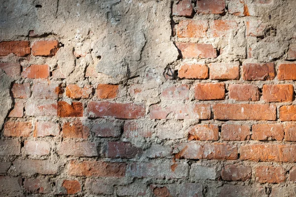 Achtergrond van oude vintage bakstenen muur — Stockfoto