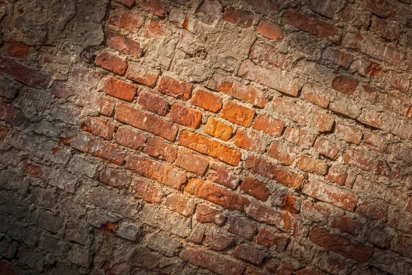 Sfondo del vecchio muro di mattoni vintage — Foto Stock