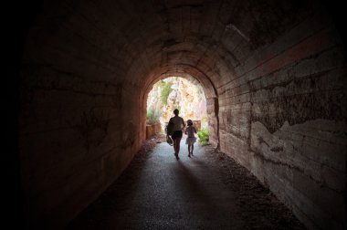 Walkway tunnel,Underground tunnels clipart