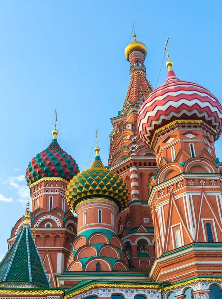 Cattedrale di San Basilio a Mosca, Russia — Foto Stock