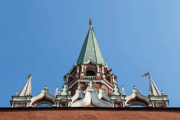 Кремль и башня Троицких ворот — стоковое фото