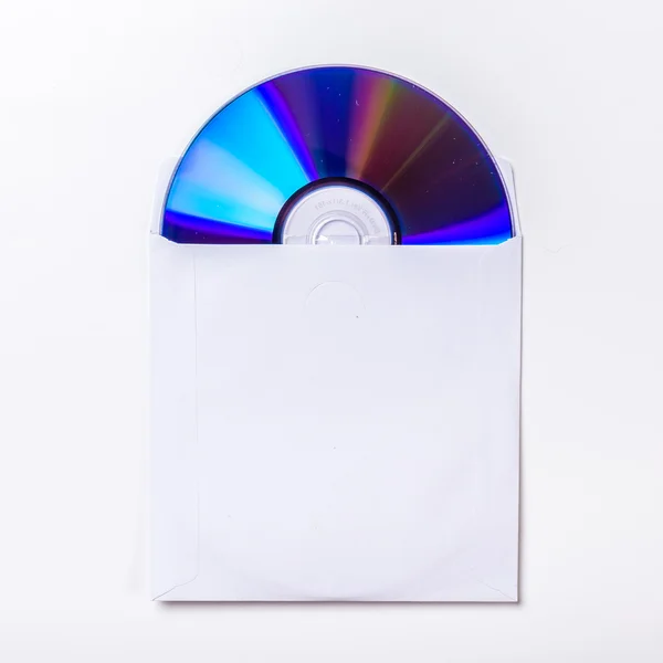 CD or DVD inside cover — Stock Photo, Image