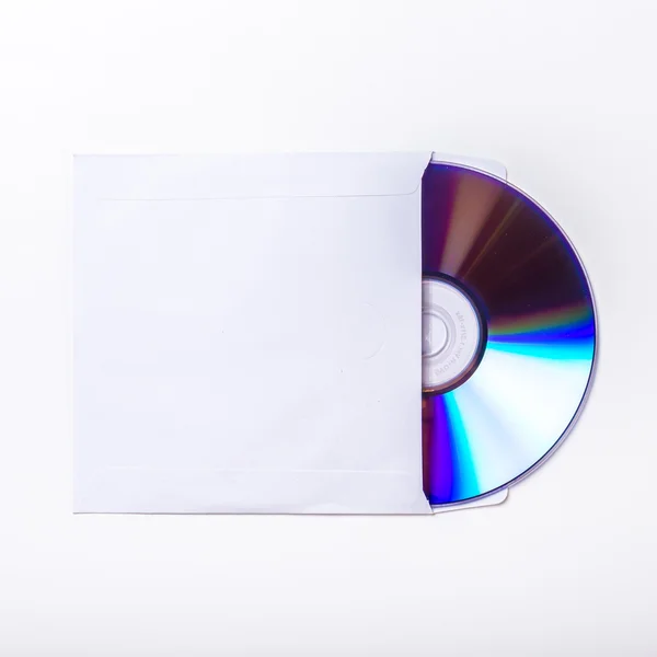 CD or DVD inside cover — Stock Photo, Image