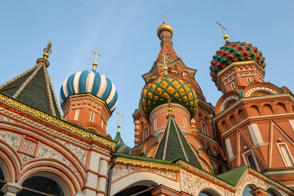 St Basils cathedral on Red Square in Moscow — Stock Photo, Image