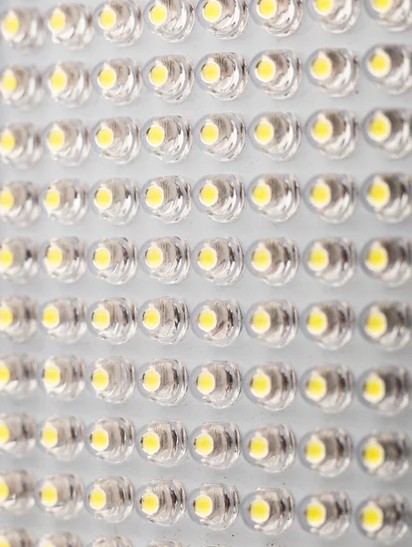 แผงไฟ LED พร้อมไฟ — ภาพถ่ายสต็อก