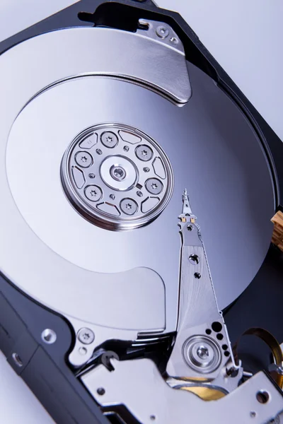 Închiderea hard disk-ului computerului deschis — Fotografie, imagine de stoc