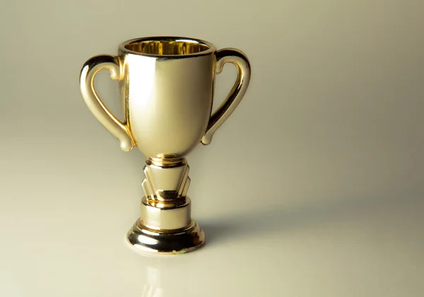 Golden cup award — Stock Photo, Image