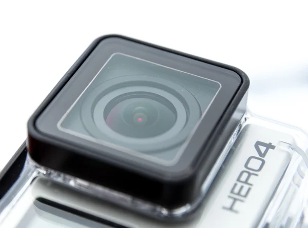 MOSCA, RUSSA 29 giugno 2015: GoPro Hero 4 Black Edition isolato su sfondo bianco.Prodotto da GoPro Inc.pro , — Foto Stock