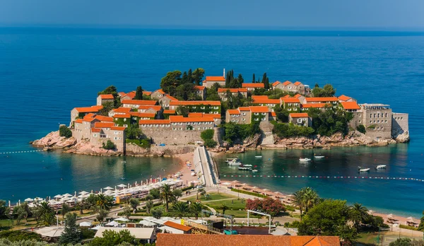 Sveti stefan, island resort, Czarnogóra — Zdjęcie stockowe