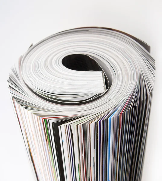 Magazines up close — Stock Photo, Image